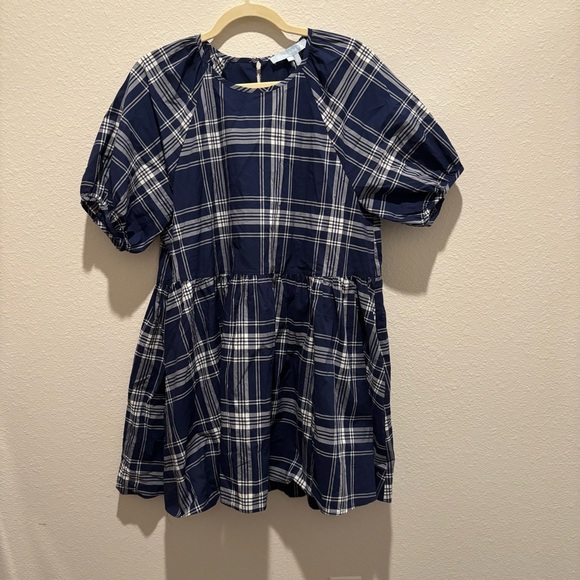 Hill House Home Dresses & Skirts - Hill house home short plaid nap dress M